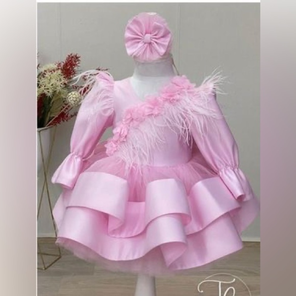 Designer Susan Pink Party dress for Baby Girl